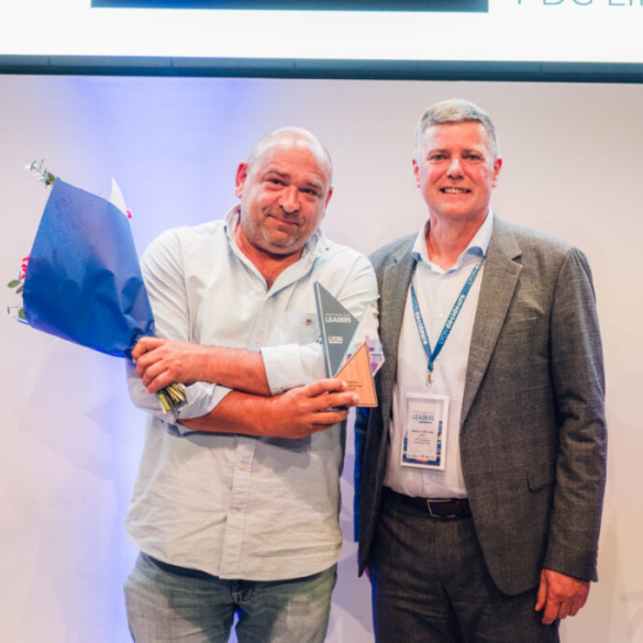Fabrice Faure, fondateur de LIP, reçoit le trophée Secteur Privé des Leaders Lyon Décideurs